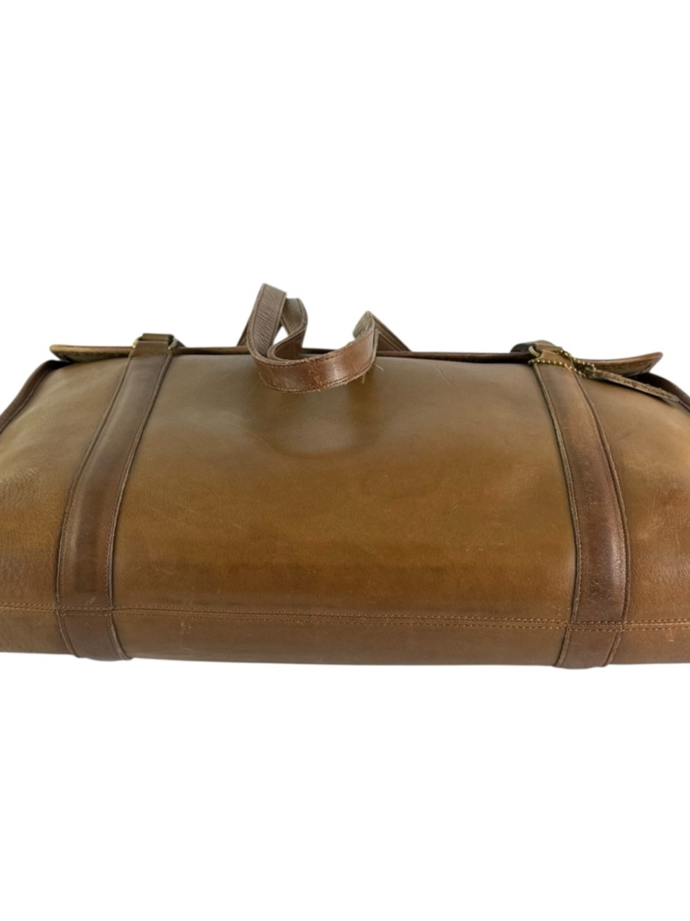 COACH 5190 British Tan Leather Envelope Portfolio Made in New York City USA - Picture 5 of 17